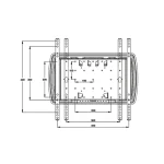 MULTIBRACKETS Fali konzol, M VESA Super Slim Tilt & Turn (32-65", max.VESA: 400x400 mm, 40 kg) - Image 29