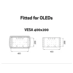MULTIBRACKETS Fali konzol, M VESA Super Slim Tilt & Turn Plus (32-65", max.VESA: 400x400 mm, 40 kg) - Image 14