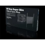 MULTIBRACKETS Fali konzol, M VESA Super Slim Tilt & Turn Plus (32-65", max.VESA: 400x400 mm, 40 kg) - Image 9