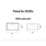 MULTIBRACKETS Fali konzol, M VESA Super Slim Tilt & Turn Plus HD (40-86", max.VESA: 400x400 mm, 65 kg) - Image 12