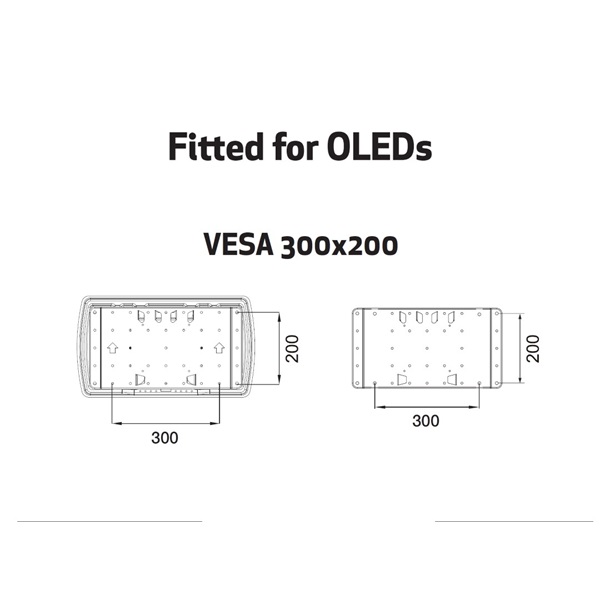 MULTIBRACKETS Fali konzol, M VESA Super Slim Tilt & Turn Plus HD (40-86", max.VESA: 400x400 mm, 65 kg) - Image 11