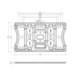 MULTIBRACKETS Fali konzol, M VESA Super Slim Tilt & Turn Plus HD (40-86", max.VESA: 400x400 mm, 65 kg) - Image 6