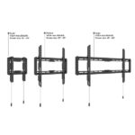 MULTIBRACKETS Fix fali konzol, M Universal Wallmount Fixed Medium Black (32-65", max.VESA: 400x400 mm, 50 kg) - Image 9