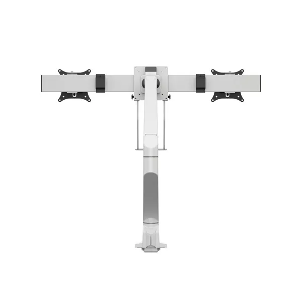 MULTIBRACKETS Gas Lift asztali konzol (2 képernyős rögzítőkar), M VESA Gas Lift Arm Single White w. Duo Crossbar (15-28" - Image 4