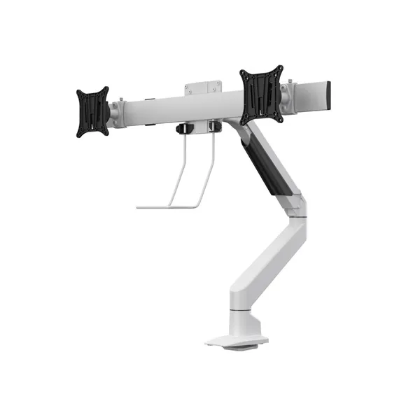 MULTIBRACKETS Gas Lift asztali konzol (2 képernyős rögzítőkar), M VESA Gas Lift Arm Single White w. Duo Crossbar (15-28" - Image 3