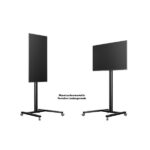 MULTIBRACKETS Gurulós padlóállvány, M Display Stand 180 Single Black (24-65", max.VESA: 700x400 mm, 50kg) - Image 10