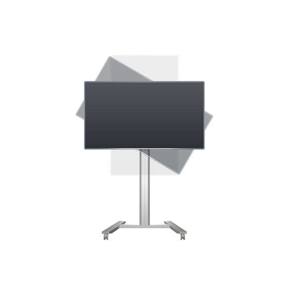 MULTIBRACKETS Gurulós padlóállvány, M Public Display Stand 180 HD Single Silver (55-80", max.VESA: 800x500 mm, 60 kg) - Image 14