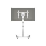 MULTIBRACKETS Gurulós padlóállvány, M Public Display Stand 180 HD Single Silver (55-80", max.VESA: 800x500 mm, 60 kg) - Image 11