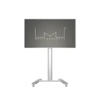 MULTIBRACKETS Gurulós padlóállvány, M Public Display Stand 180 HD Single Silver (55-80", max.VESA: 800x500 mm, 60 kg) - Image 9