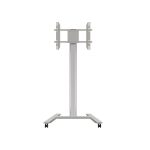 MULTIBRACKETS Gurulós padlóállvány, M Public Display Stand 180 HD Single Silver (55-80", max.VESA: 800x500 mm, 60 kg) - Image 2