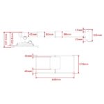 MULTIBRACKETS Projektor konzol, M Projector Mount Short Throw Deluxe 600-1300 Large - Image 8