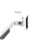 MULTIBRACKETS Asztali konzol, M VESA Gas Lift Arm Single White HD (15-34", max.VESA: 100x100 mm, 21 kg) - Image 9