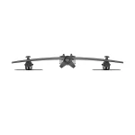 MULTIBRACKETS Asztali konzol (2 képernyős rögzítőkar), M VESA Desktopmount Dual Desk Clamp 24-32" (max.VESA: 200x200 mm) - Image 6