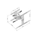 MULTIBRACKETS Fali konzol, M VESA Flexarm L Full Motion Dual (40-75", max.VESA: 600x400 mm, 45 kg) - Image 27