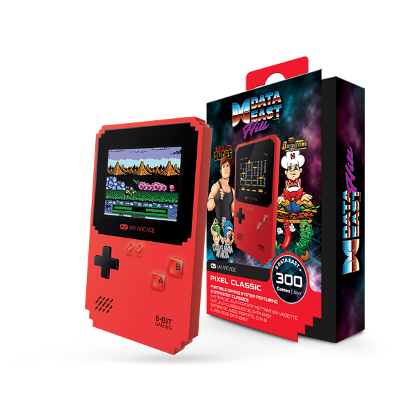 MY ARCADE Játékkonzol Data East 300+ Pixel Classic  Hordozható, DGUNL-3201 - Image 1