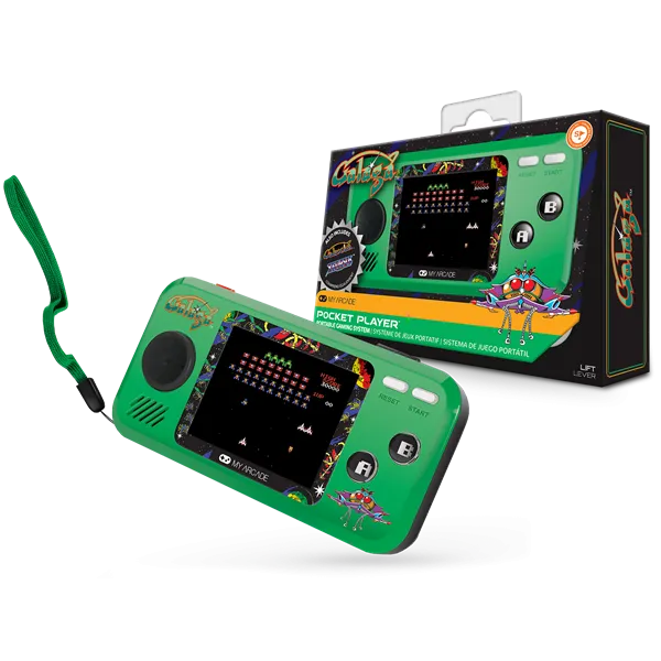 MY ARCADE Játékkonzol Galaga 3in1 Pocket Player Hordozható, DGUNL-3244