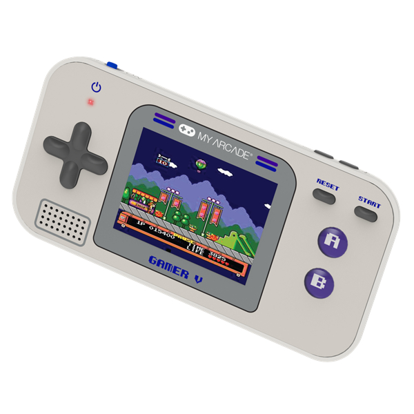 MY ARCADE Játékkonzol Gamer V Classic 220in1 Szürke  & Lila Hordozható, DGUN-3920 - Image 3