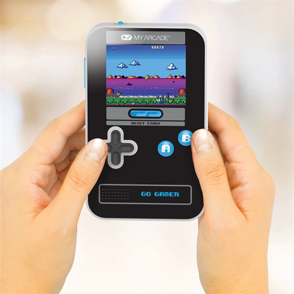 MY_ARCADE_Jatekkonzol_Go_Gamer_Classic_300in1_Fekete_Kek_Hordozhato_DGUN-3913-i1330115.jpg MY ARCADE Játékkonzol Go Gamer Classic 300in1 Fekete & Kék Hordozható, DGUN-3913 - Image 5