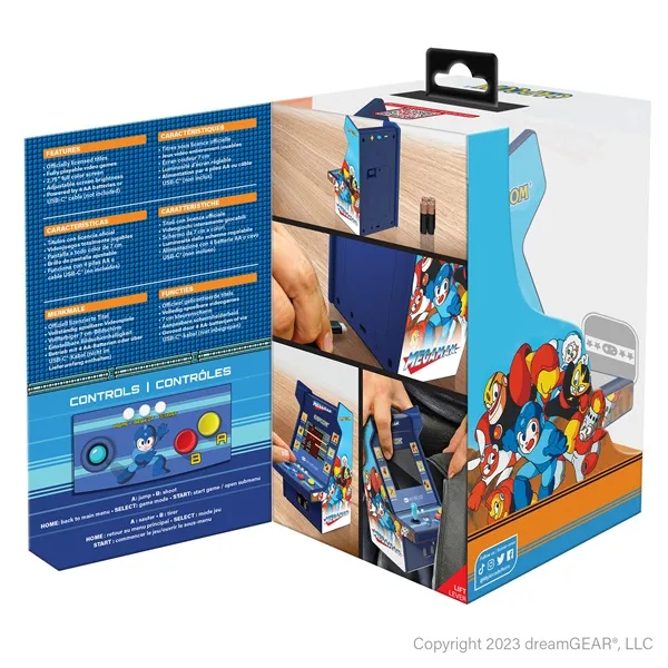 MY ARCADE Játékkonzol Mega Man Micro Player Pro Retro Arcade 6.75" Hordozható, DGUNL-4189 - Image 2