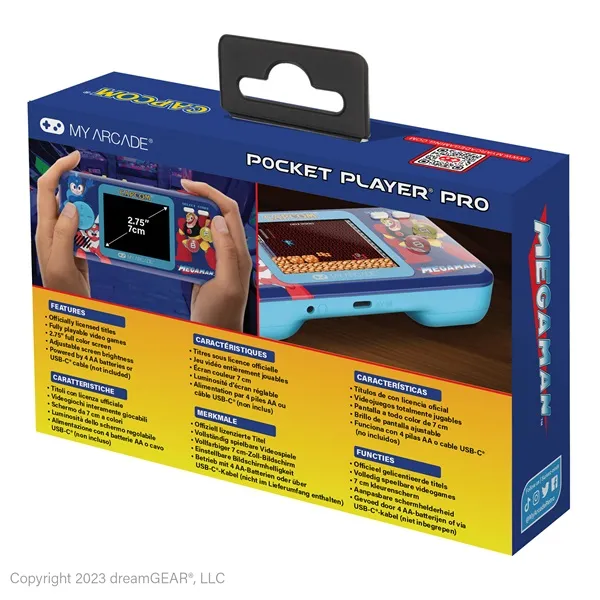 MY ARCADE Játékkonzol Mega Man Pocket Player Pro Hordozható, DGUNL-4191 - Image 2