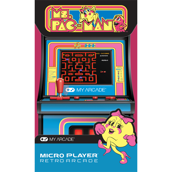 MY ARCADE Játékkonzol Ms. Pac-Man Micro Player Retro Arcade 6.75" Hordozható, DGUNL-3230 - Image 7
