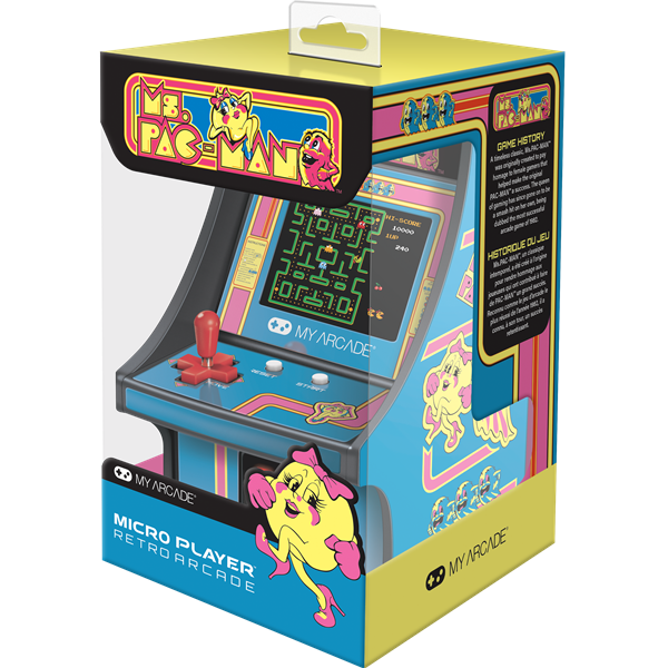 MY ARCADE Játékkonzol Ms. Pac-Man Micro Player Retro Arcade 6.75" Hordozható, DGUNL-3230 - Image 9