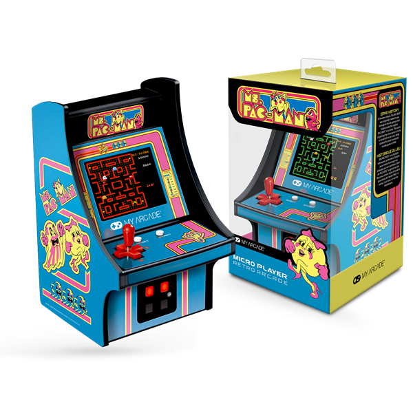 MY ARCADE Játékkonzol Ms. Pac-Man Micro Player Retro Arcade 6.75" Hordozható, DGUNL-3230 - Image 1