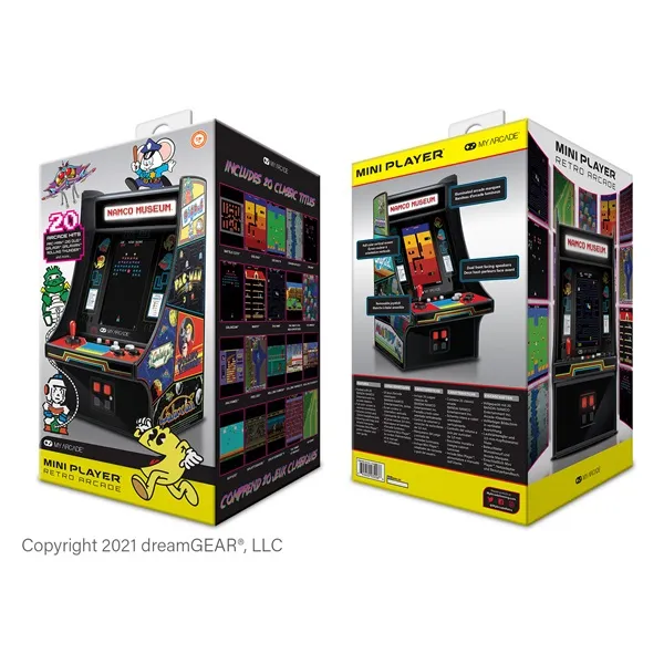 MY ARCADE Játékkonzol Namco Museum 20in1 Mini Player Retro Arcade 10" Hordozható, DGUNL-3226 - Image 3