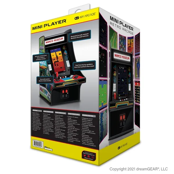 MY ARCADE Játékkonzol Namco Museum 20in1 Mini Player Retro Arcade 10" Hordozható, DGUNL-3226 - Image 5