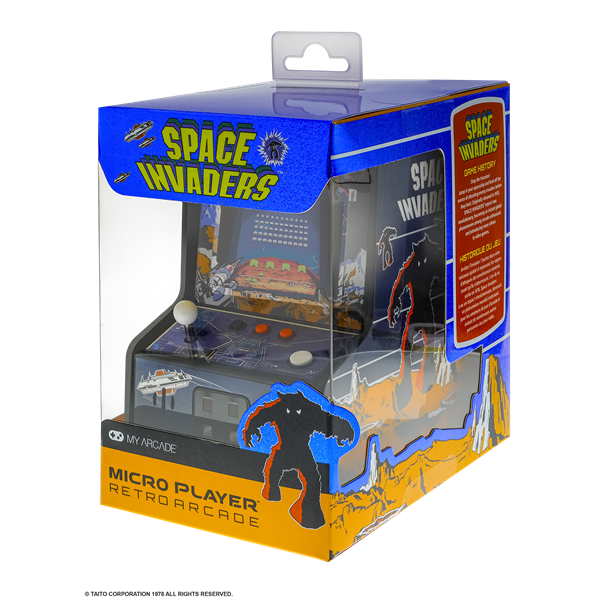 MY ARCADE Játékkonzol Space Invaders Micro Player Retro Arcade 6.75" Hordozható, DGUNL-3279 - Image 7
