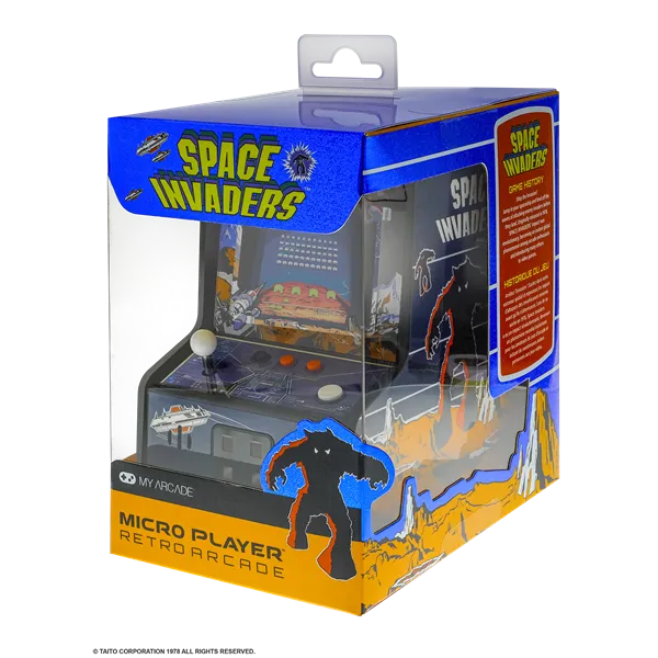 MY ARCADE Játékkonzol Space Invaders Micro Player Retro Arcade 6.75" Hordozható, DGUNL-3279 - Image 8