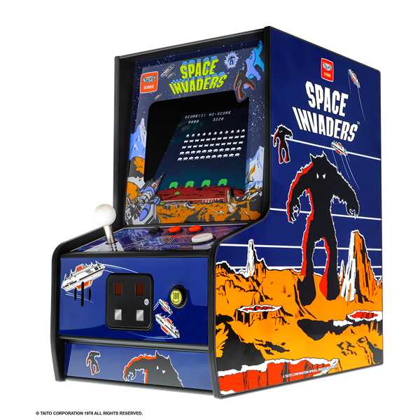 MY ARCADE Játékkonzol Space Invaders Micro Player Retro Arcade 6.75" Hordozható, DGUNL-3279 - Image 11