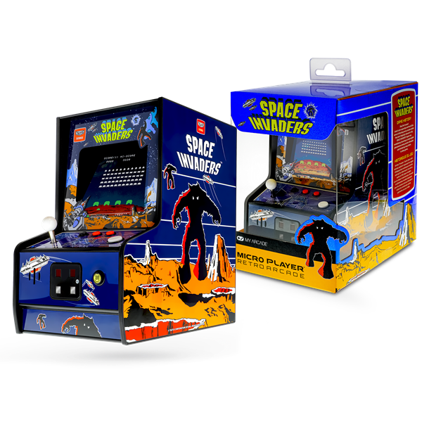 MY ARCADE Játékkonzol Space Invaders Micro Player Retro Arcade 6.75" Hordozható, DGUNL-3279 - Image 1