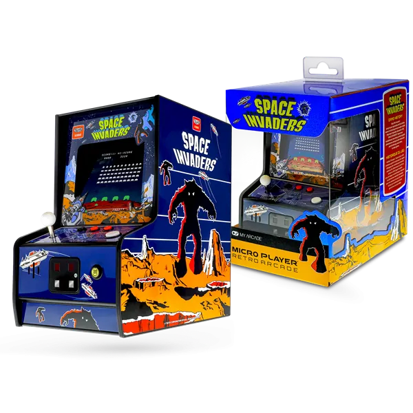 MY ARCADE Játékkonzol Space Invaders Micro Player Retro Arcade 6.75" Hordozható, DGUNL-3279 - Image 1