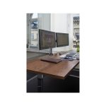 MULTIBRACKETS 2 karos asztali konzol, M VESA Gas Lift Arm Dual White (15-32", max.VESA: 100x100 mm, 10 kg) - Image 3