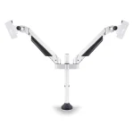 MULTIBRACKETS 2 karos asztali konzol, M VESA Gas Lift Arm Dual White (15-32", max.VESA: 100x100 mm, 10 kg)