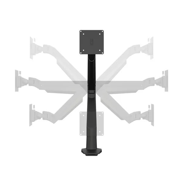 MULTIBRACKETS Asztali konzol, M VESA Gas Lift Arm Single Black HD (15-34", max.VESA: 100x100 mm, 21 kg) - Image 11