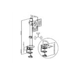 MULTIBRACKETS Asztali konzol, M Deskmount Basic Single (15-27", max.VESA: 100x100 mm, 10 kg) - Image 20