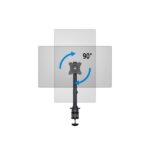 MULTIBRACKETS Asztali konzol, M Deskmount Basic Single (15-27", max.VESA: 100x100 mm, 10 kg) - Image 17