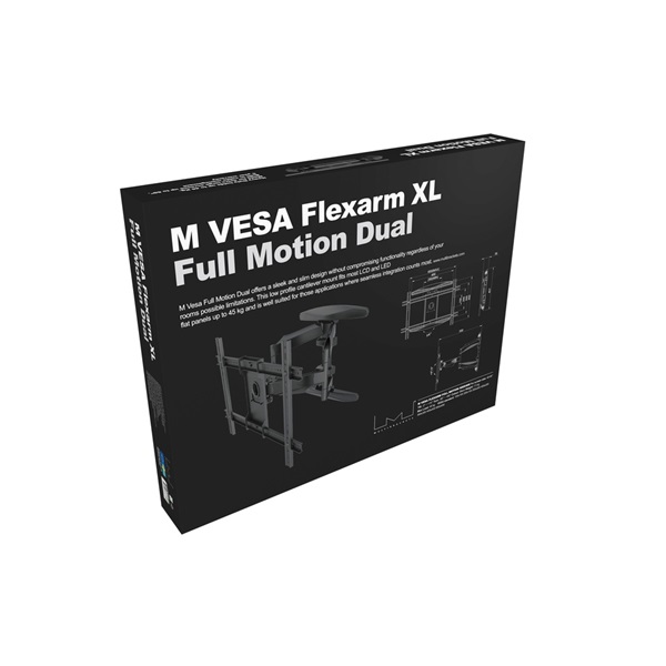 MULTIBRACKETS Fali konzol, M VESA Flexarm XL Full Motion Dual (40-85", max.VESA: 600x400 mm, 45 kg) - Image 13