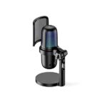 NEDIS GSMIC210BK RGB streaming asztali mikrofon, Használható: Asztali / Notebook, USB Type-A,  Be/Ki kapcsoló, szűrő - Image 5