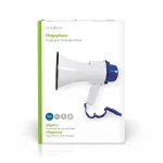 Nedis MEPH150WT megafon,  hatótáv: 250m, max. hangerő: 115dB, beépített mikrofonb, beépített sziréna, felvéte - Image 4