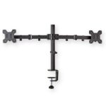 Nedis MMDOS110BK 15"-32" asztali 2 monitor tartóállvány, maximum 8 kg, forgatható dönthető, acél, fekete - Image 2