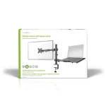 Nedis MMSISNB110BK asztali monitor tartó konzol és laptop állvány | 15-32" | 75x75 / 100x100 - Image 5