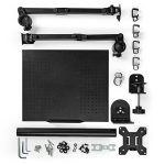 Nedis MMSISNB110BK asztali monitor tartó konzol és laptop állvány | 15-32" | 75x75 / 100x100 - Image 6