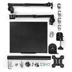 Nedis MMSISNB110BK asztali monitor tartó konzol és laptop állvány | 15-32" | 75x75 / 100x100 - Image 6