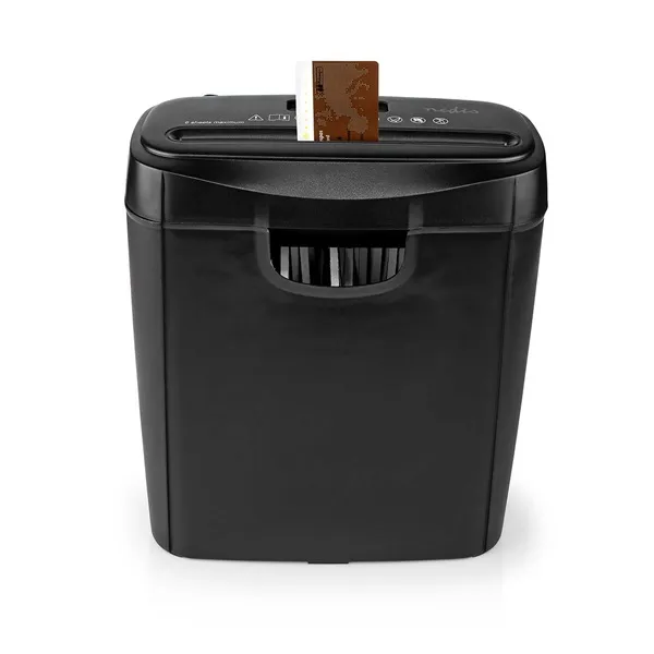 Nedis PASH112BKA4 iratmegsemmisítő, A4- es, 10L megsemmisített irat, DIN P-2 biztonsági szint – 6 mm széles csíkok - Image 3