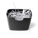 Nedis PASH112BKA4 iratmegsemmisítő, A4- es, 10L megsemmisített irat, DIN P-2 biztonsági szint – 6 mm széles csíkok - Image 5