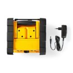 Nedis RDFM3100YW munka rádió, FM, bluetooth, rezgéscsillapítás, 15W, 20 FM állomás, 3,5 mm audióbemenet - Image 5