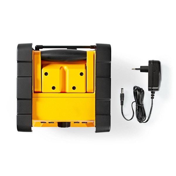 Nedis RDFM3100YW munka rádió, FM, bluetooth, rezgéscsillapítás, 15W, 20 FM állomás, 3,5 mm audióbemenet - Image 5